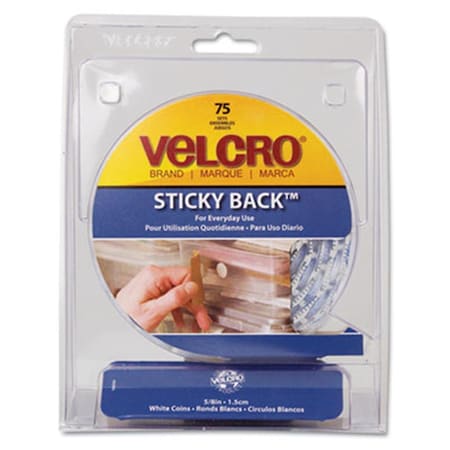 Velcro Brand Reclosable Fastener White 90090